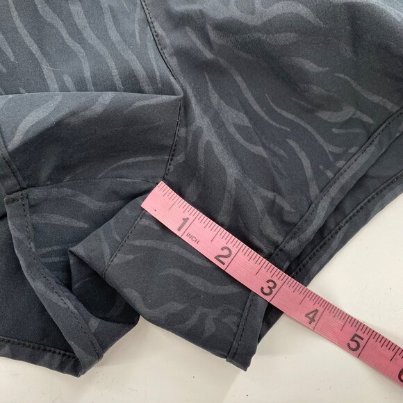 Marika Running Shorts with Panty Activewear Animal Zebra Print L Black - Picture 5 of 9